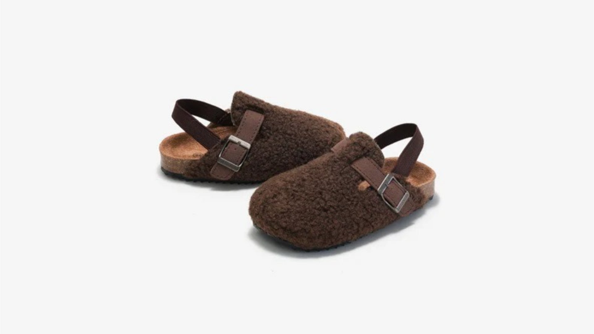Wool moccasins for kids in slip-on design