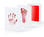 Hand and Footprint Set for Baby with Frame, Mess-Free