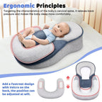 Ergonomic baby pillow for better sleep support