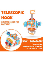 Montessori block toy for motor development, BPA-free