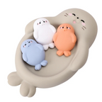 Floating, soft water toys that spray