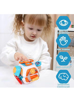 Montessori block toy for motor development, BPA-free