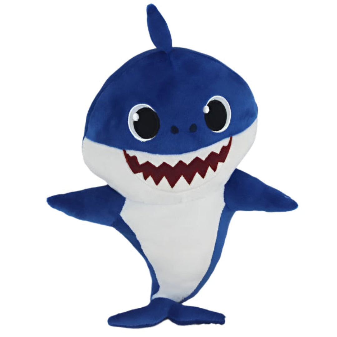 Plush musical shark soothing toy for children