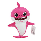 Plush musical shark soothing toy for children