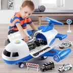 Airplane and Vehicle Set Creative Adventure Toy for Kids