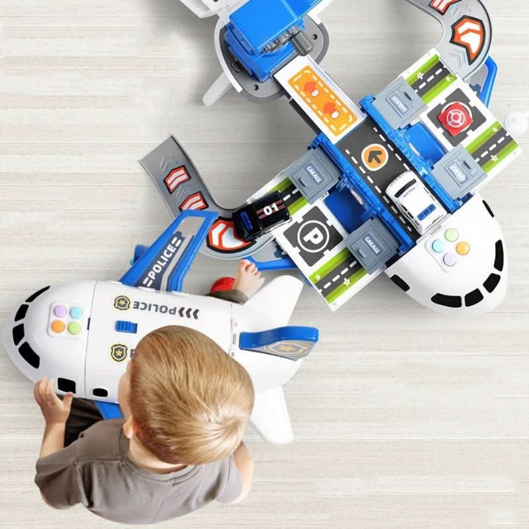 Airplane and Vehicle Set Creative Adventure Toy for Kids