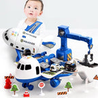 Airplane and Vehicle Set Creative Adventure Toy for Kids