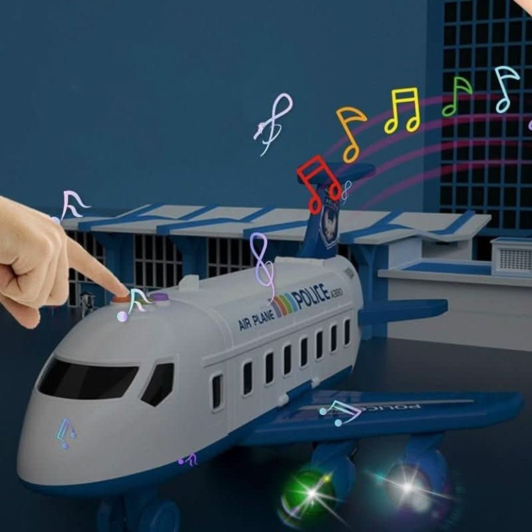 Airplane and Vehicle Set Creative Adventure Toy for Kids