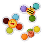 Spinner Toy Set with Twistable Suction Cup Toys 3 pcs