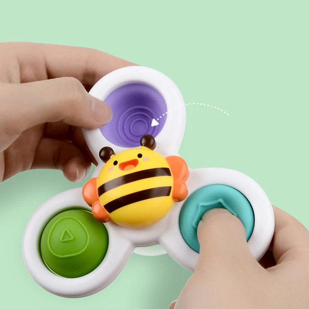 Spinner Toy Set with Twistable Suction Cup Toys 3 pcs