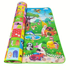 Foldable foam mat for infants, double-sided and non-slip, 180 x 120 cm