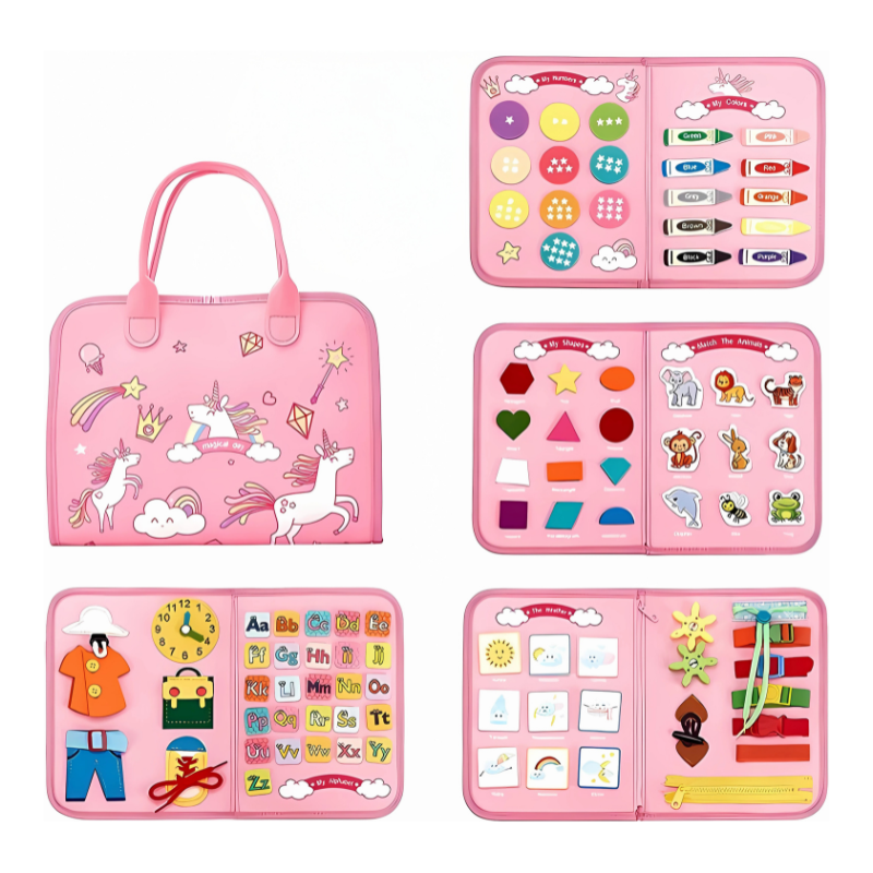 Montessori sensory board for motor learning