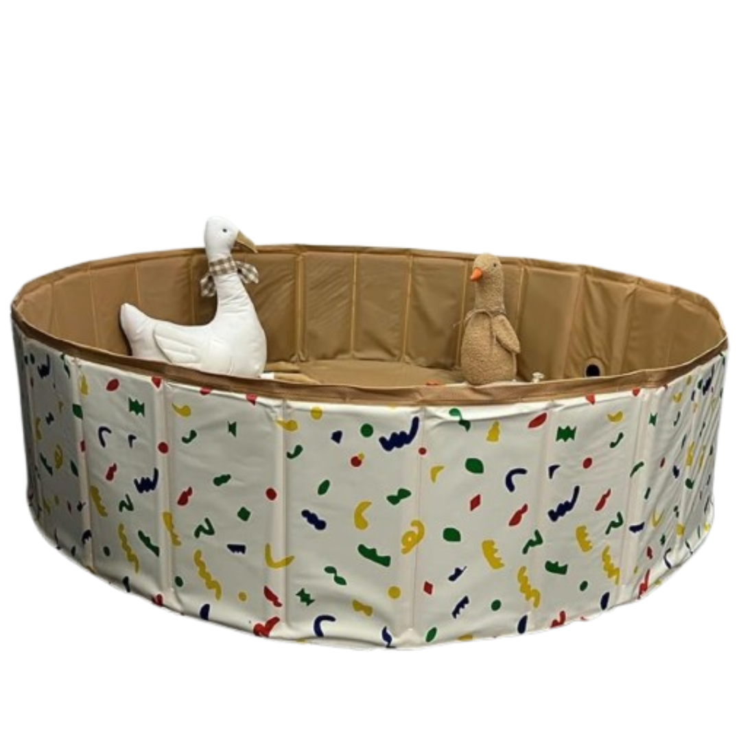 Foldable playpen safe play at home and in the garden for children
