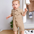 Boys' summer romper in soft fabric