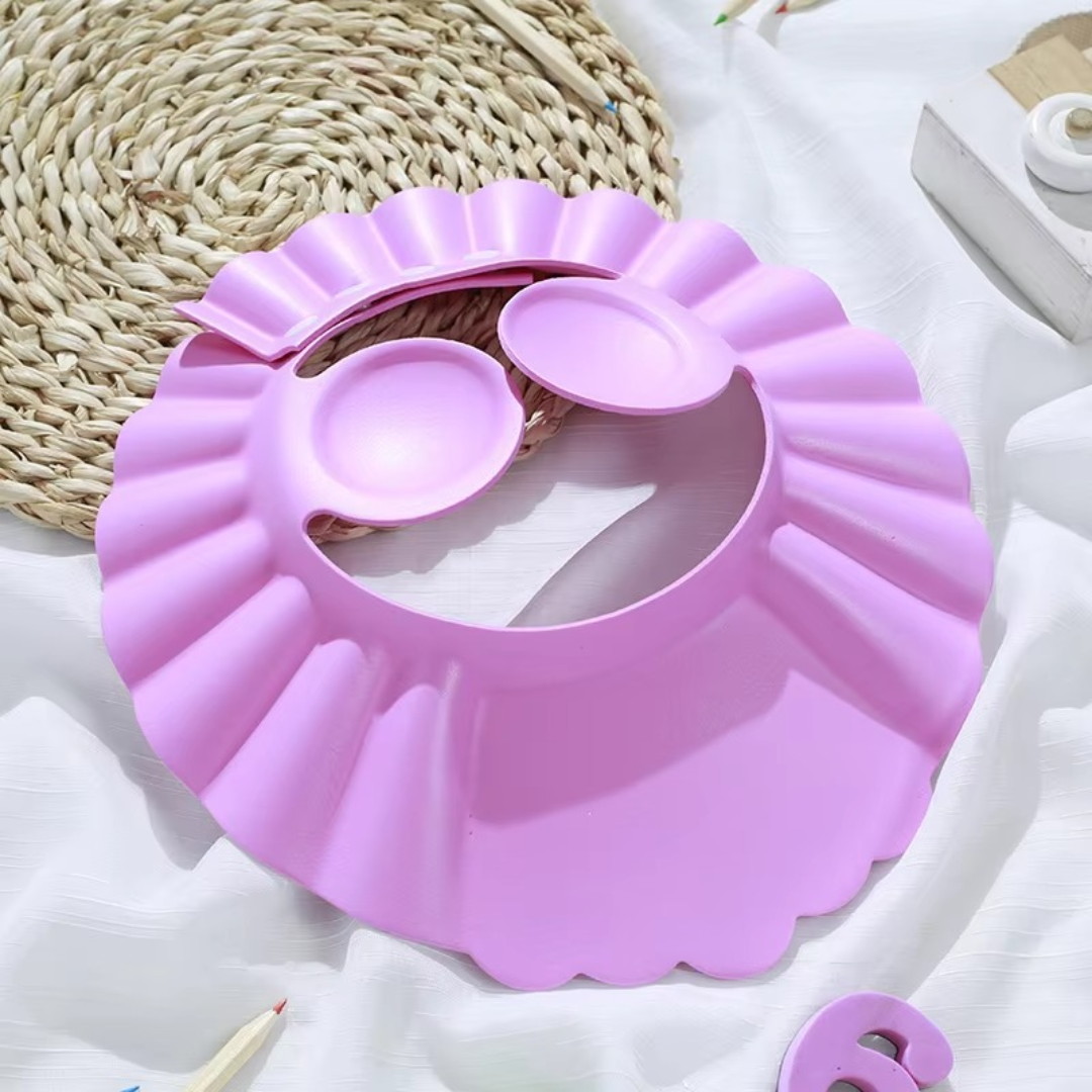 Water protection for ears and face during bathing