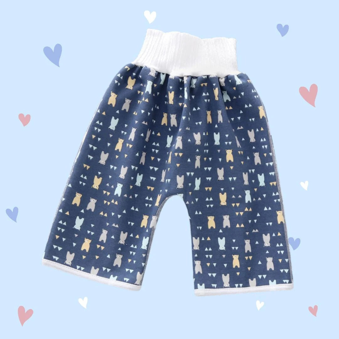 Reusable night pants for children with leak-proof protection