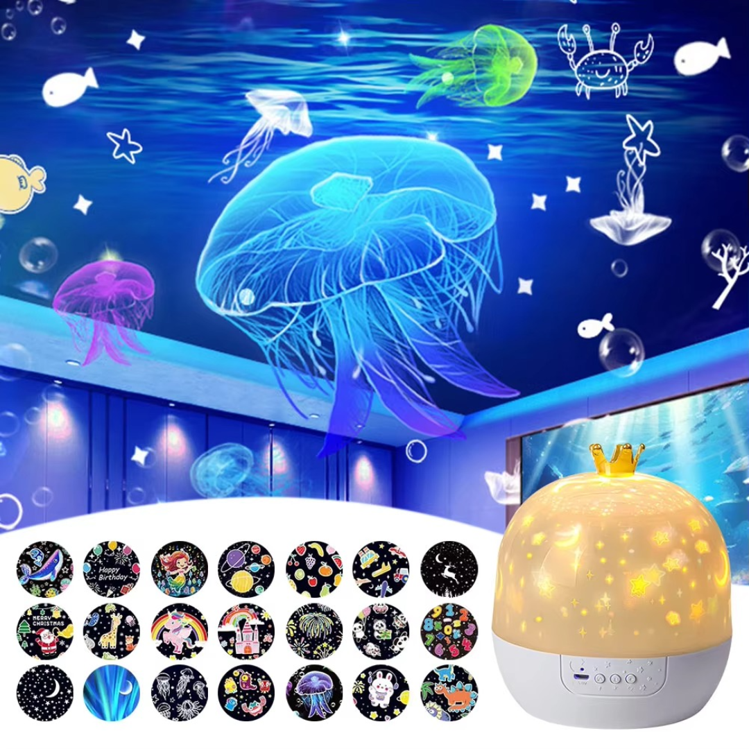 2-in-1 Night Light Projector for Kids