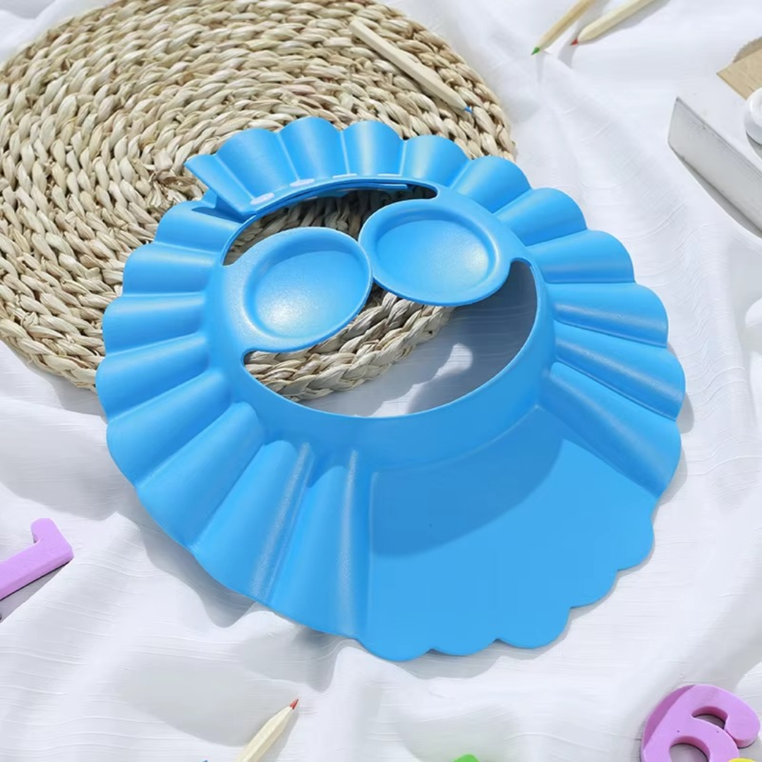 Water protection for ears and face during bathing