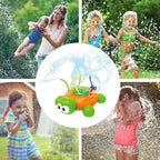 Aqua turtle garden sprinkler for children and pets