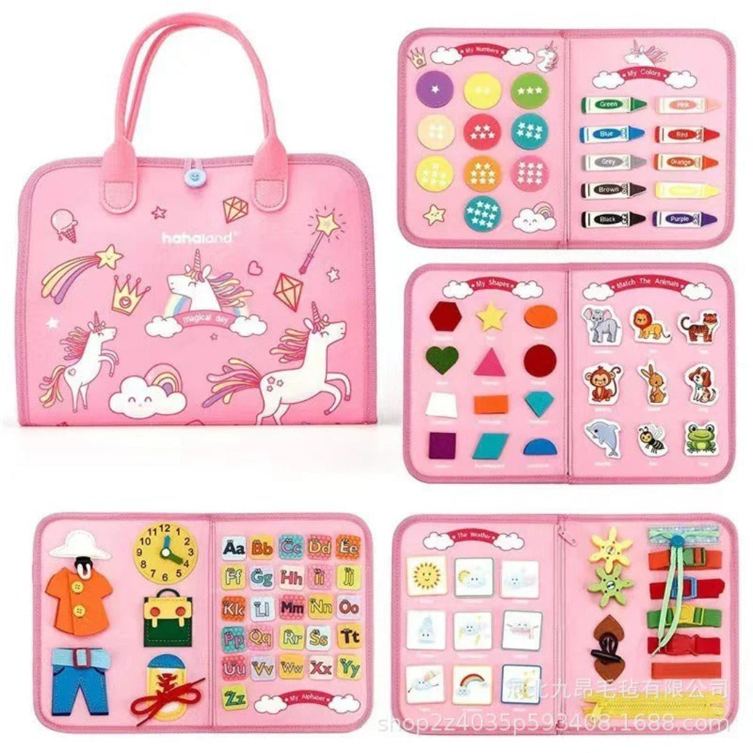 Aktivitetsbog til småbørn legetøj til motorisk udvikling