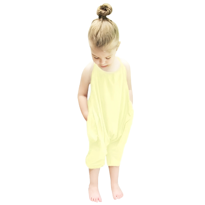Comfortable backless jumpsuit for children