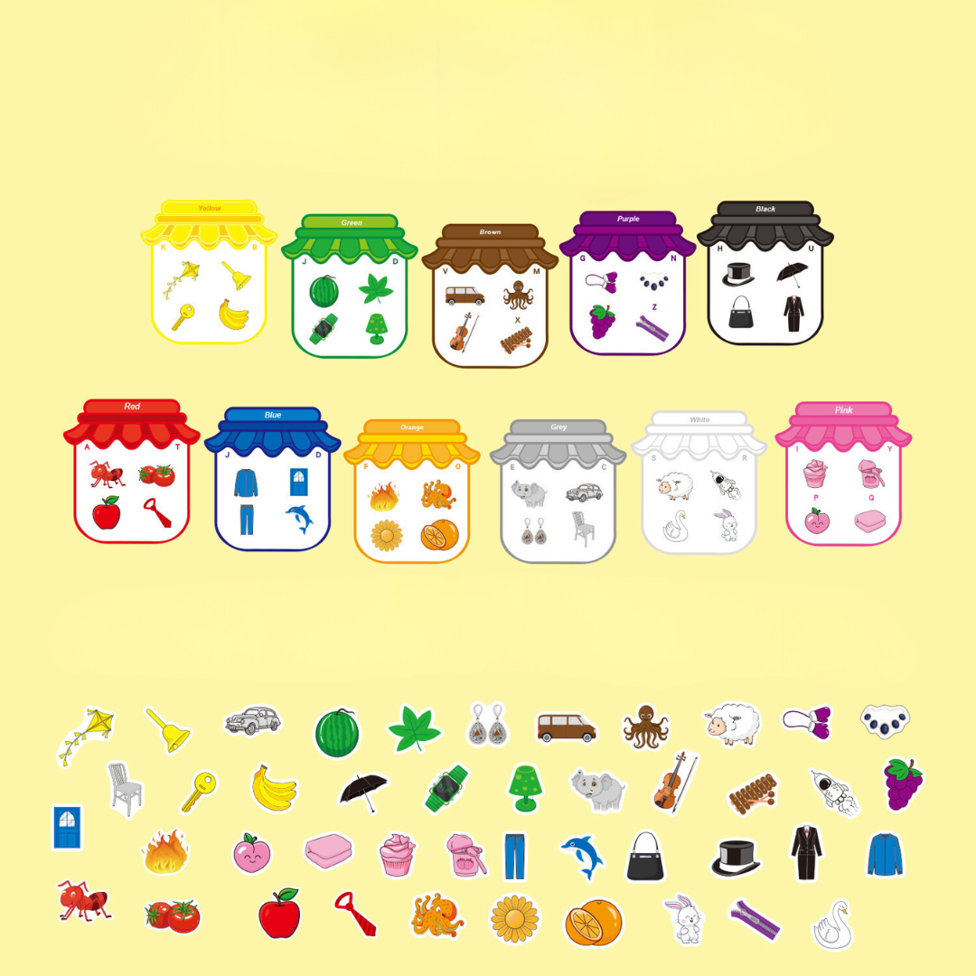 Montessori-Inspired Magnetic Stickers for Creative Play