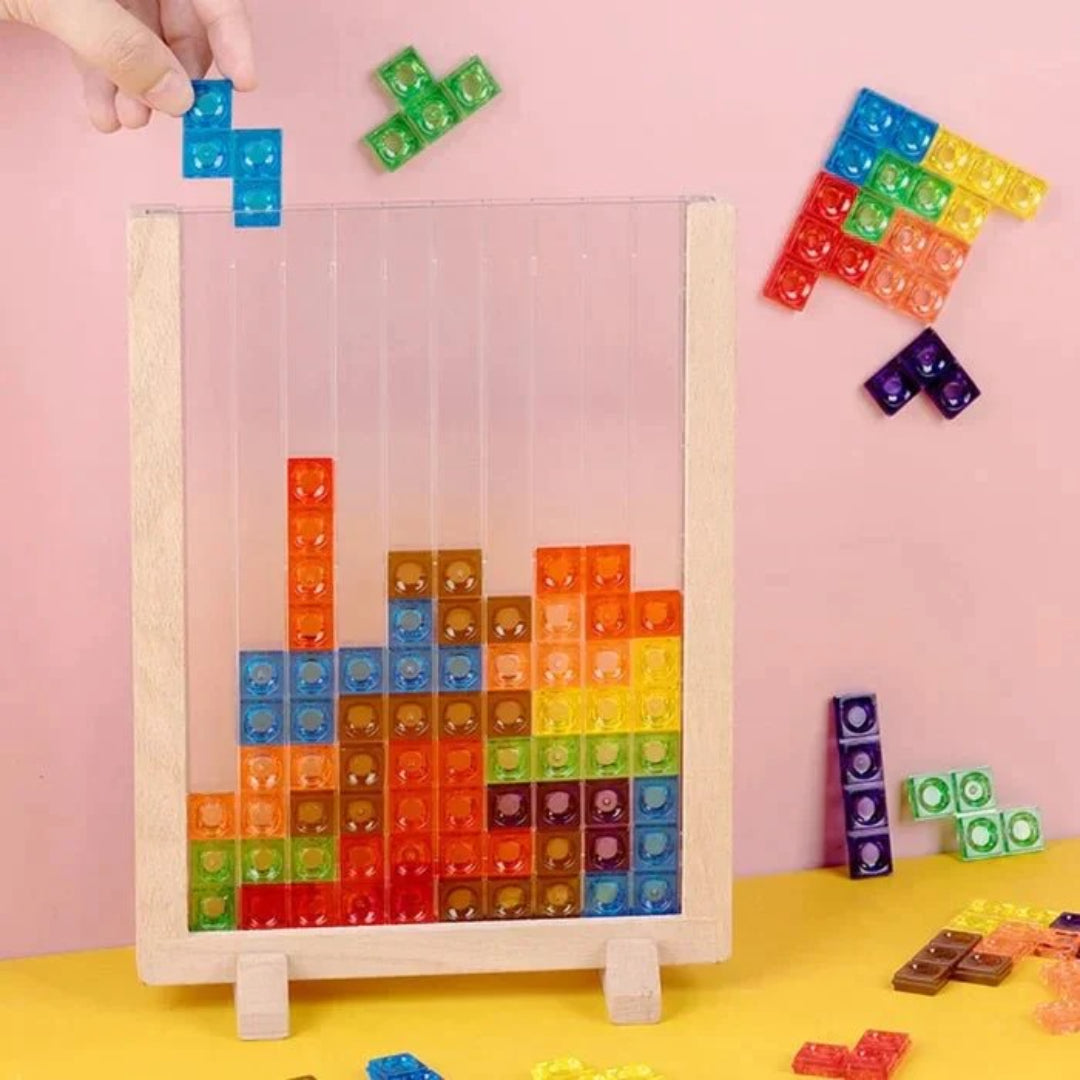 Falling Blocks Logic Game Educational Puzzle