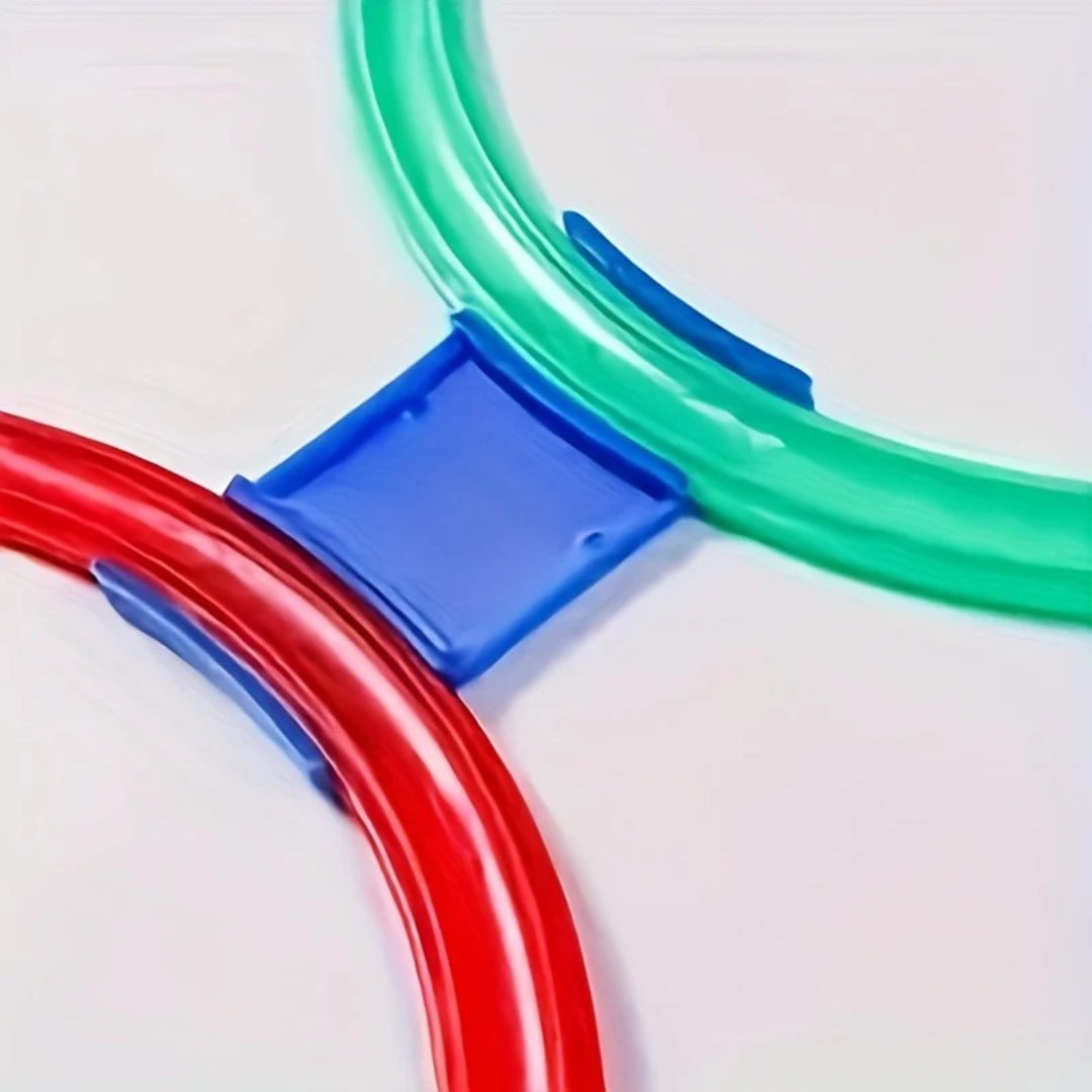 Sensory hop game set colorful outdoor toys