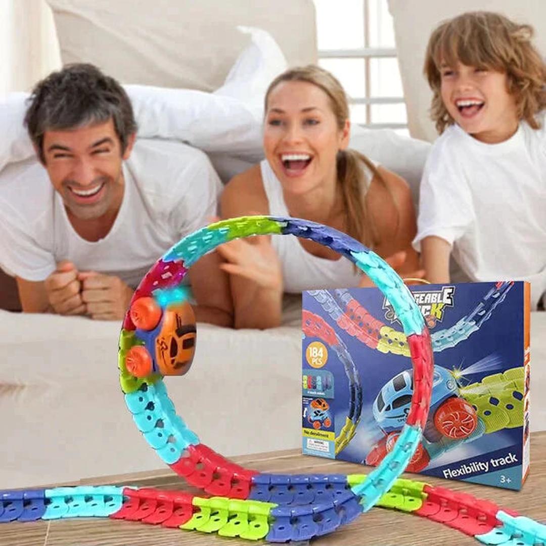 Anti-gravity racetrack for children