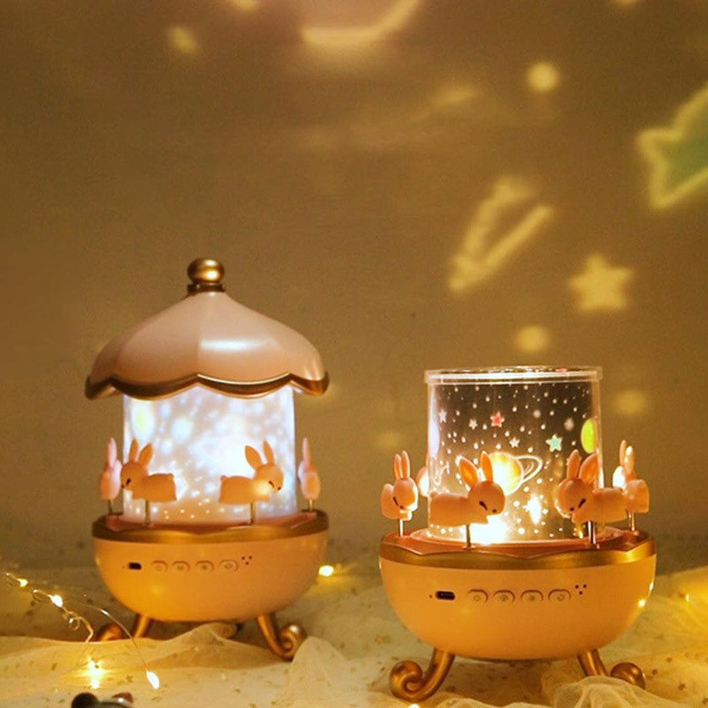 Rotating Projector for Children with Night Light Projections