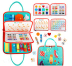 Montessori sensory board for motor learning