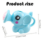 Squirting elephant bath toy in durable ABS material