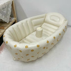 Inflatable baby bathtub compact travel model