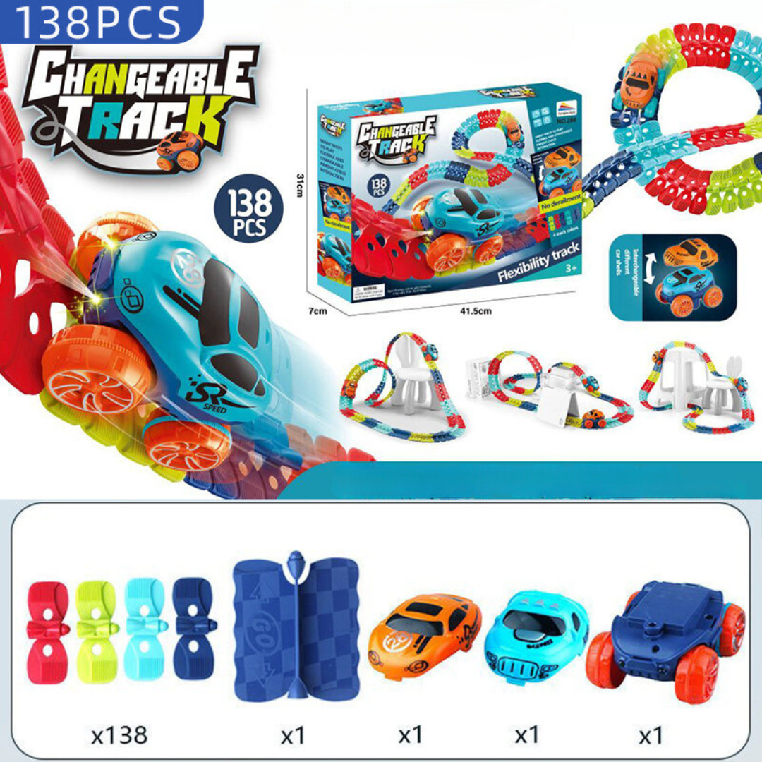Anti-gravity racetrack for children