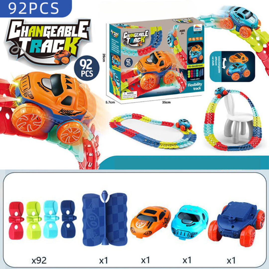 Anti-gravity racetrack for children