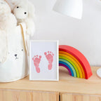 Hand and Footprint Set for Baby with Frame, Mess-Free