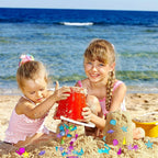 Treasure hunt set with sea creatures and acrylic jewels