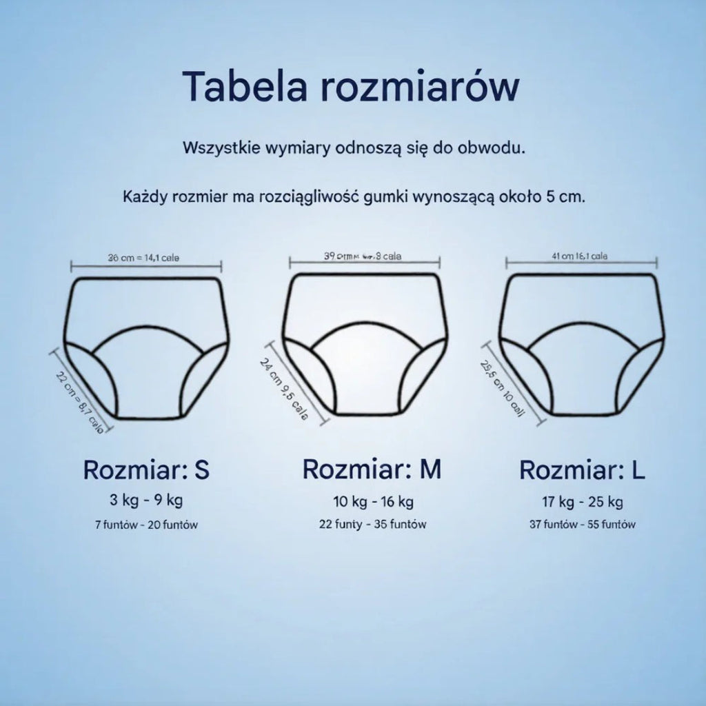 Reusable training pants for potty training