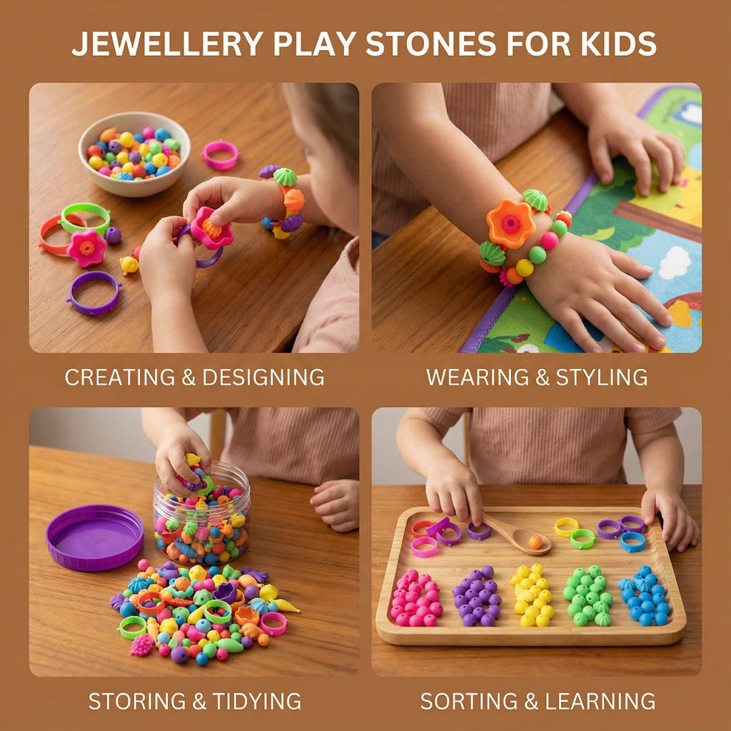 Gemstone set role play toy for children