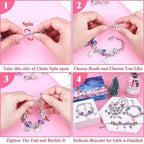 Personalized Bracelet Set DIY Jewelry Set with Storage Box