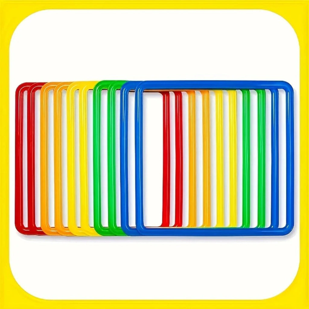 Sensory hop game set colorful outdoor toys