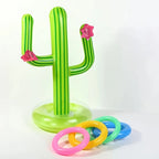 Inflatable Cactus Ring Toss Game for Outdoor Play