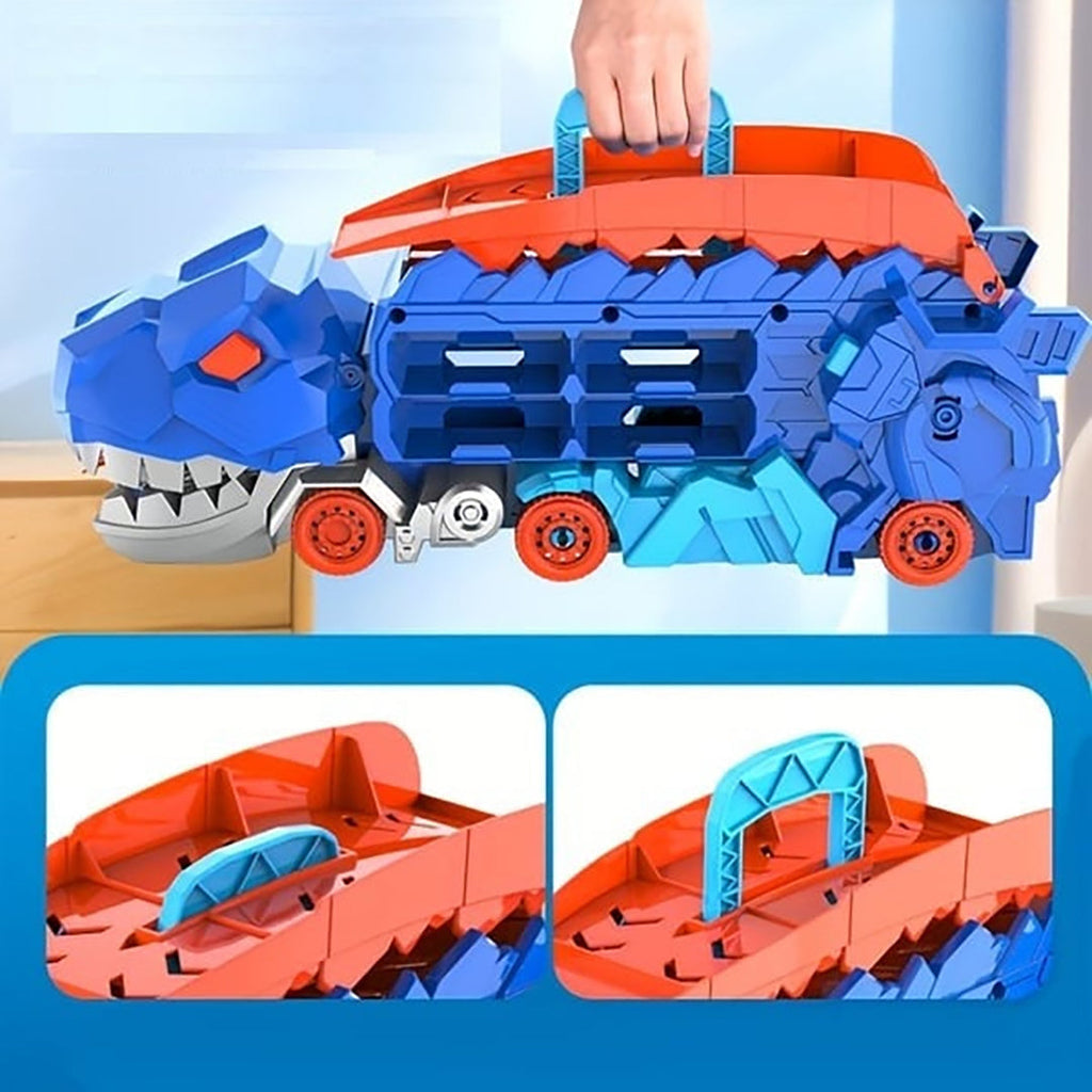 Transforming Toy Truck with Dinosaur Design