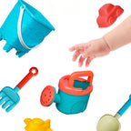 Beach toy set for sand and water with bucket and shovel