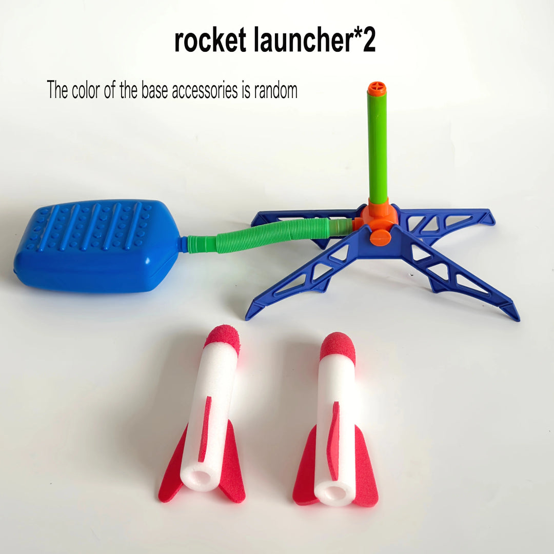 Rocket toy set for outdoor ball games