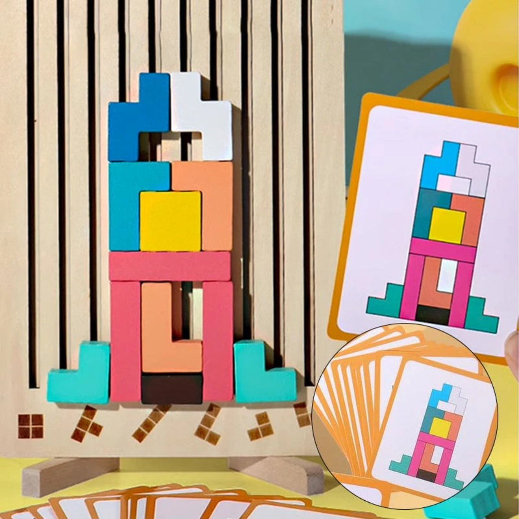 Wooden puzzle games that develop motor skills