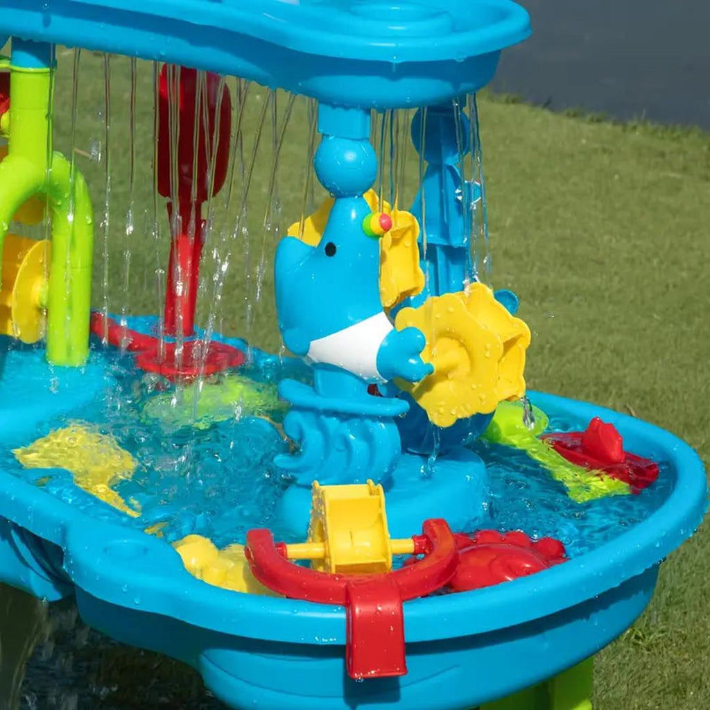 Children's play activity table with 3 levels sand and water