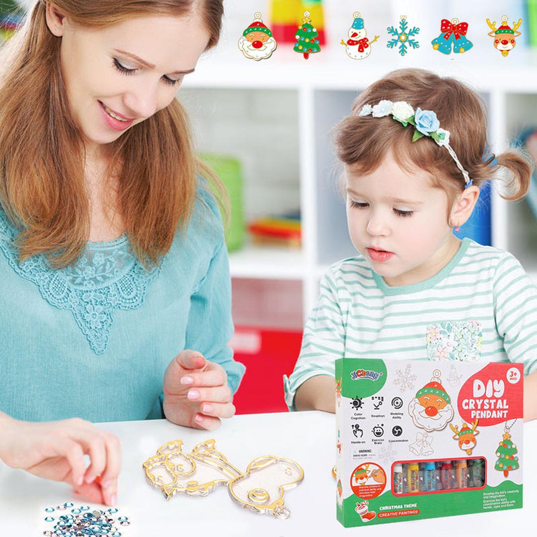 Crystal pendant making kit DIY jewelry set