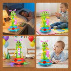 Dancing saxophone caterpillar musical toy with movement