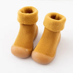 Sock shoes for baby with warm and non-slip sole